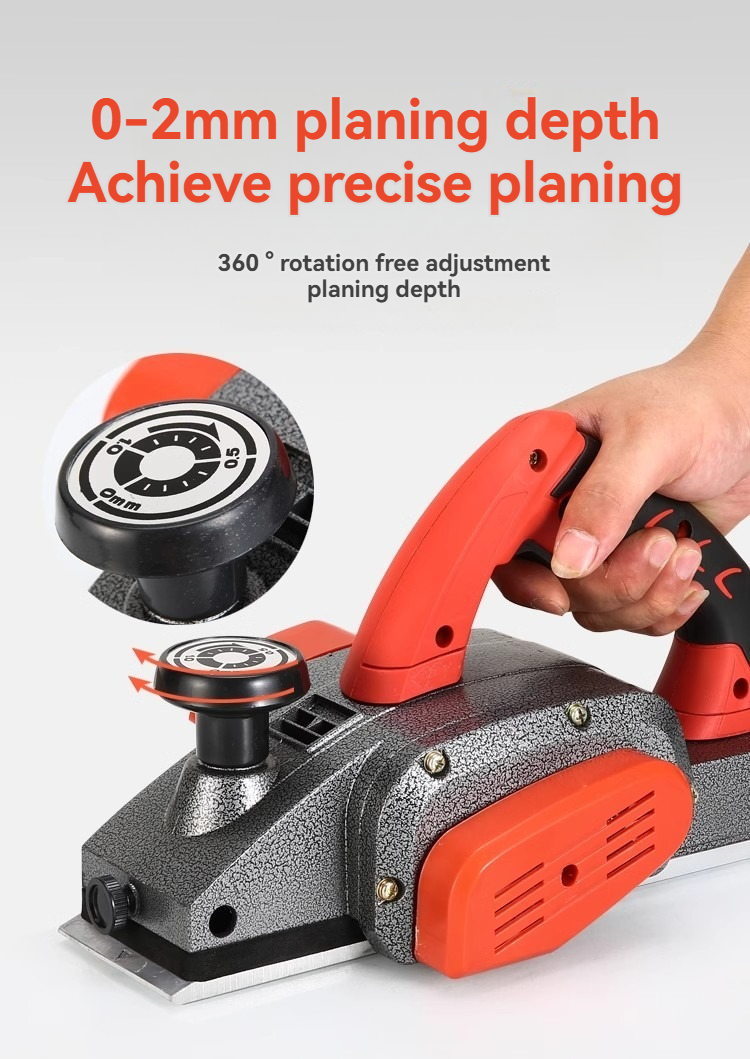 Planer Handheld Electric - Handbediende elektrische schaafmachine Elektrische schaafmachine Huishoudelijke