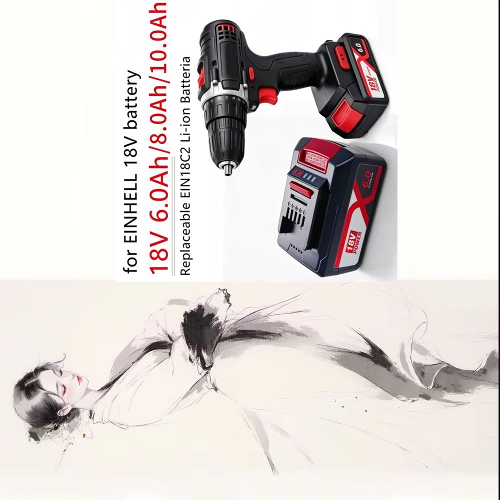 Power Xchange Tools - 6/8/10Ah voor Einhell X-Change gereedschap, compatibel
