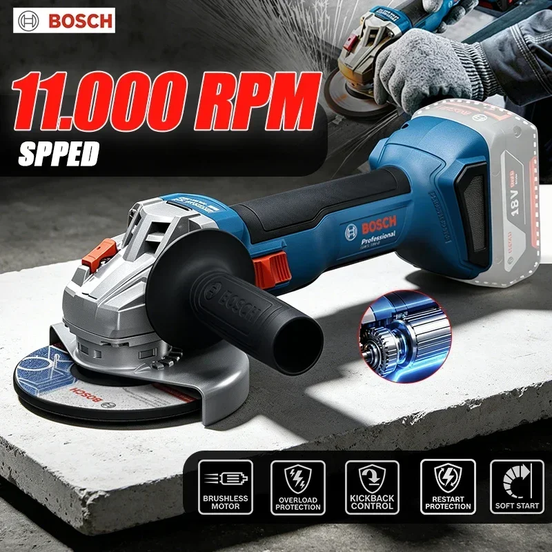 BOSCH GWS 18V-8 Draadloze Slij - Power Tools Professional recensie en prijs